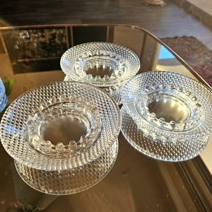 Vintage Hobnail Glass Ashtray